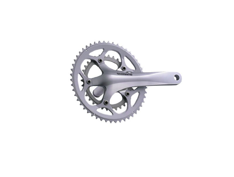 Shimano FC-4550 50/34T Chainset Silver With Guard-1
